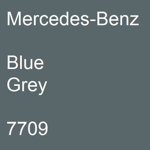 Mercedes-Benz, Blue Grey, 7709.